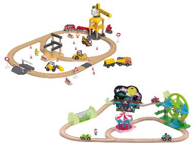 Houten treinset