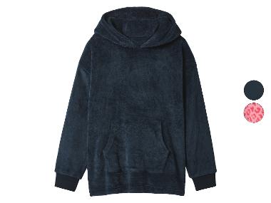 Sweat à capuche oversize en peluche