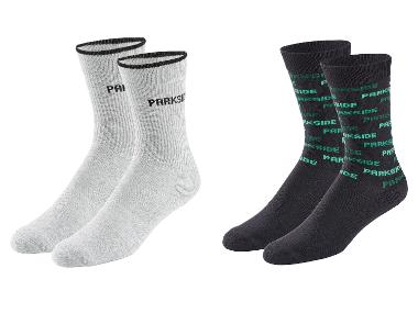 Lot de 2 paires de socquettes de sport homme (gris, 39-42)