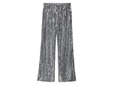 Damen Pailletten-Hose