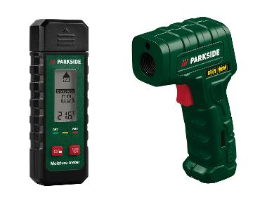 Infrared Thermometer and Moisture Meter