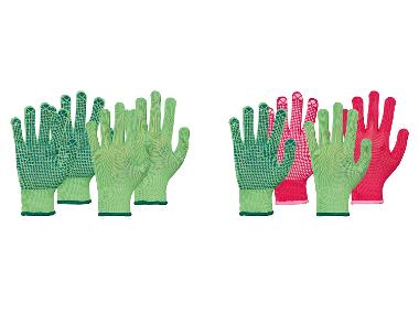 2 paires de gants de jardin (vert, 11)