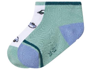Kinder Sneakersocken, 2 Paar