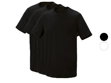 Herren T-Shirts, 3 Stück, mit HeiQ Mint Technologie