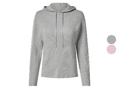 Women's Ribbed Knit Hoodie