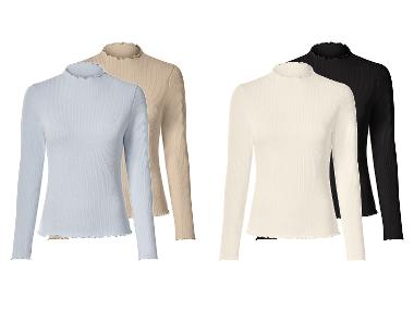 Women's Ribbed Long-Sleeve T-Shirt