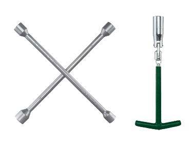 Lug Wrench and Spark Plug Wrench
