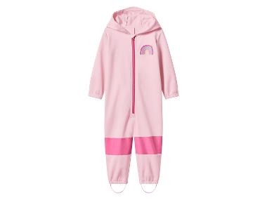Combinaison de pluie en softshell petite fille