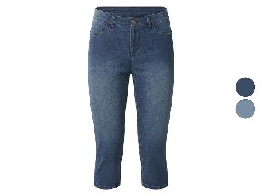 Pantacourt slim en jean femme
