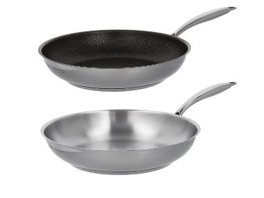 Poêle Premium en acier inoxydable, Ø 28 cm (avec revêtement)