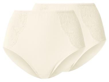 Lot de 2 culottes gainantes à dentelle femme (M (38/40))