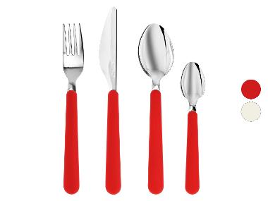 Edelstahl-Besteck-Set (Rot)