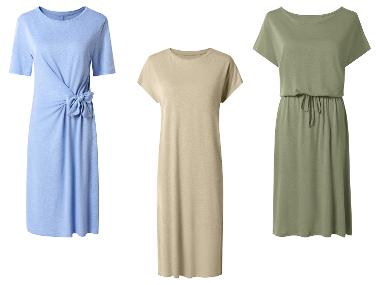 Linen-Blend Midi Dress