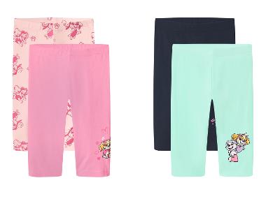 Lot de 2 leggings petite fille