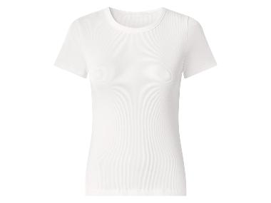T-shirt côtelé femme