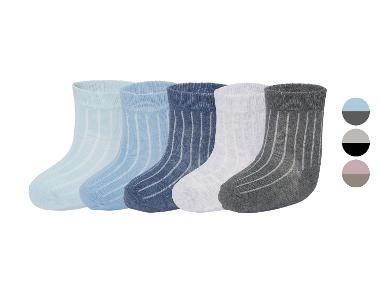 Lot de 5 paires de chaussettes bébé