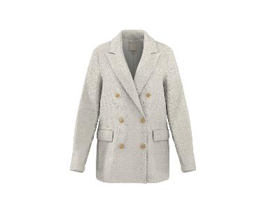 Blazer en bouclette femme