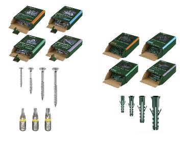 Screw and Wall Plug Assortment