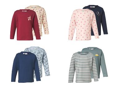 Lot de 2 sweats thermiques enfant