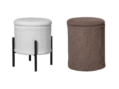 Hocker mit Staufach