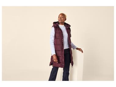 Women's Long Quilted Sleeveless Jacket