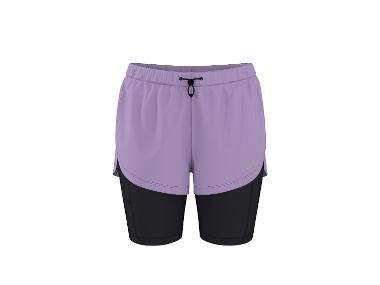 Damen Funktionsshorts, 2- in-1