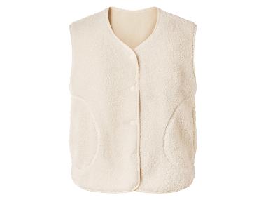 Veste sans manches moumoute femme