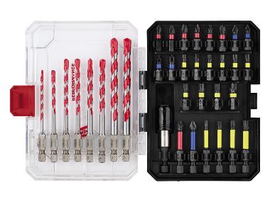 Set d’embouts de vissage et de forets Impact, PBBS 35 A1, 35 pièces