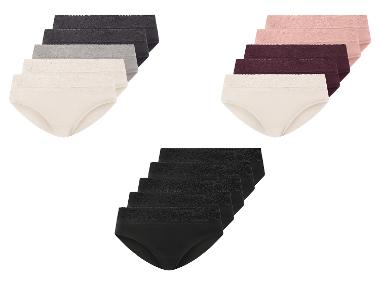 Lot de 5 slips hipster femme