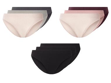 Lot de 3 slips femme, sans coutures