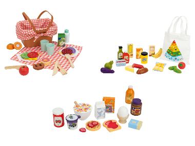 Set d'aliments en bois