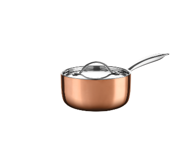 Copper-Coated Saucepan