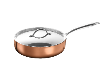 SilverCrest Sauteuse avec revêtement en cuivre Premium, Ø 24 cm
