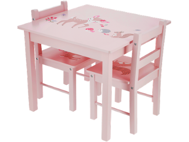 Table pour enfants avec 2 chaises