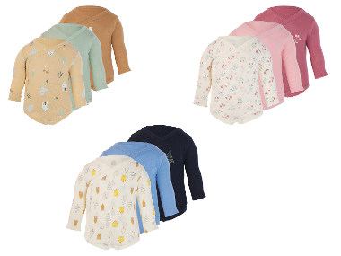 Lot de 3 bodys croisés bébé