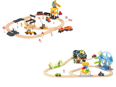 Coffret de train Chantier ou coffret de train Parc d'attractions