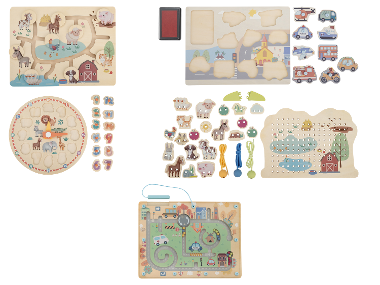 Jeu de labyrinthe ou puzzle en bois