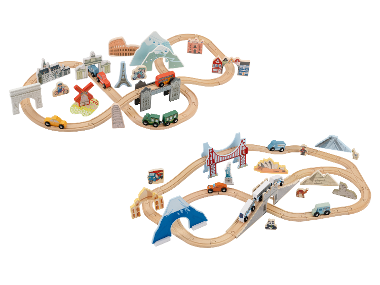 Set de chemin de fer : Voyage en Europe ou Tour du monde