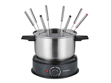 Elektrische RVS fondue
