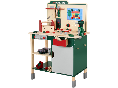 Établi en bois jouet