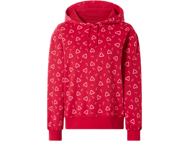 Damen Sweathoodie / Sweatpullover »Weihnachten« (Rot, S (36/38))