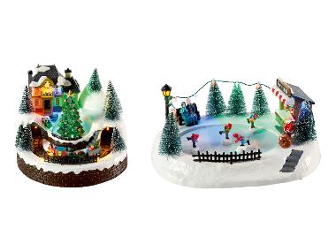 Musical LED Christmas Village