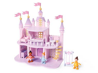 Château de princesses Disney en bois