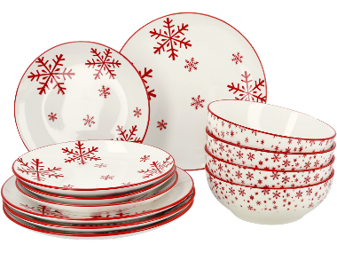 Porcelain Christmas Dinnerware