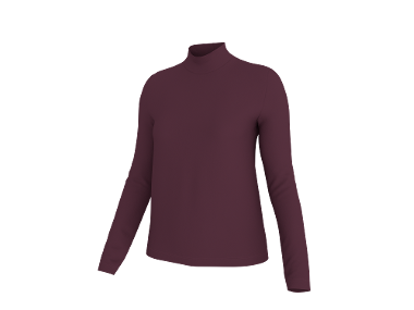 Women's Fine-Knit Turtleneck Top