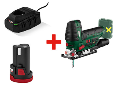 Scie sauteuse + batterie + chargeur