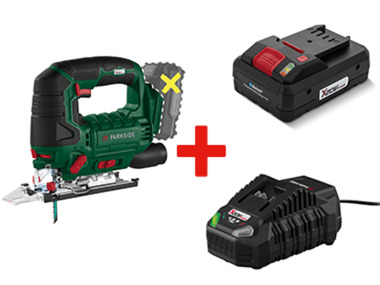 Scie sauteuse + batterie + chargeur