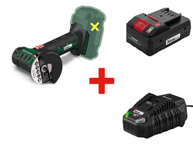 Meuleuse d'angle + batterie + chargeur