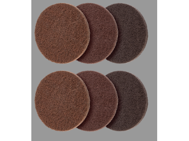 Meuleuse d'angle + Set de disques abrasifs non-tissé