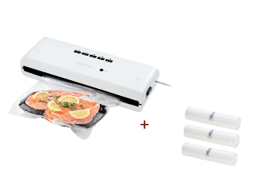 Vakuumierer weiß »SV 130 A1« & Folienrollen